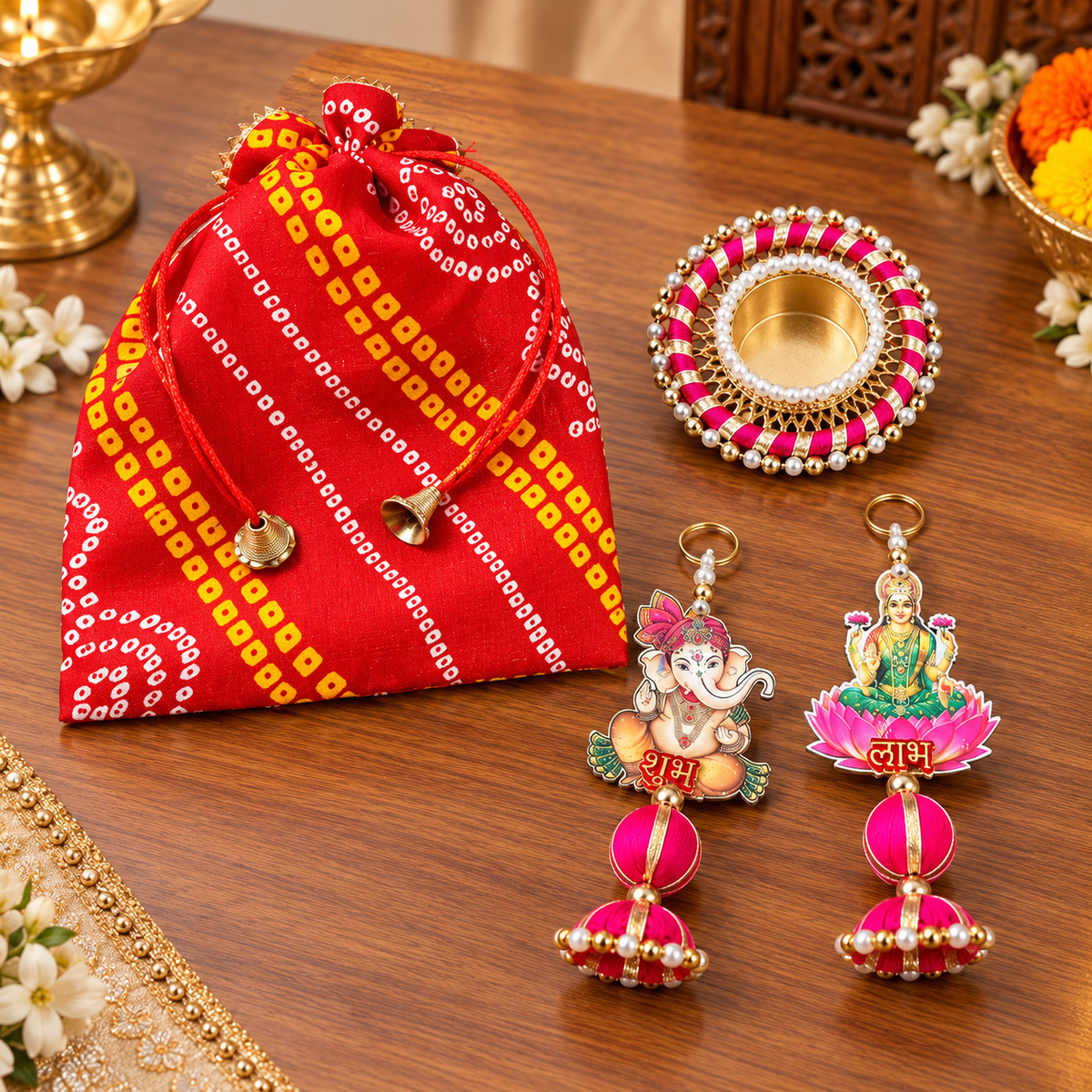 Bandhni Bag Shubh Labh Hamper