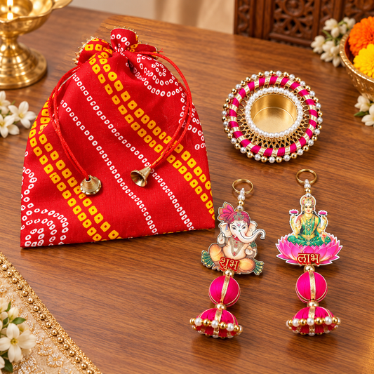 Bandhni Bag Shubh Labh Hamper