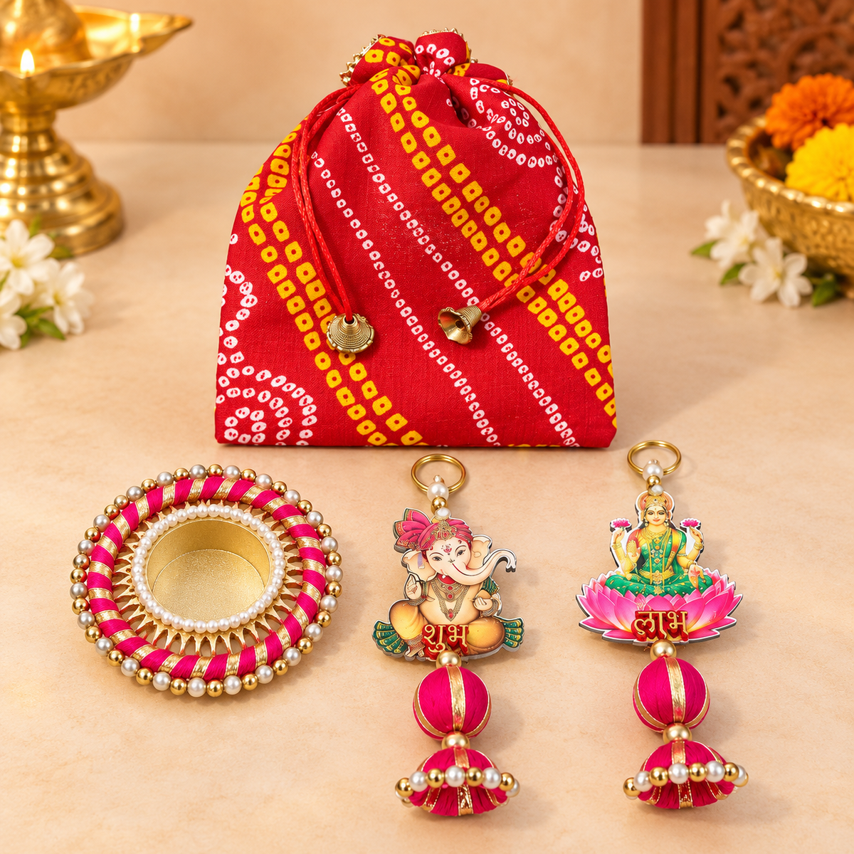 Bandhni Bag Shubh Labh Hamper