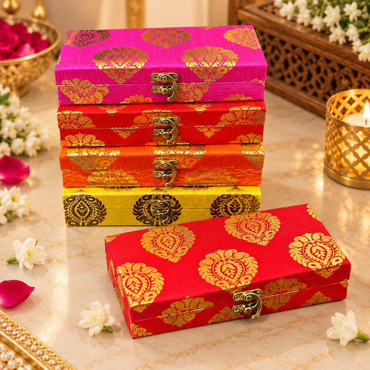 Rectangular Brocade Design Gift Box