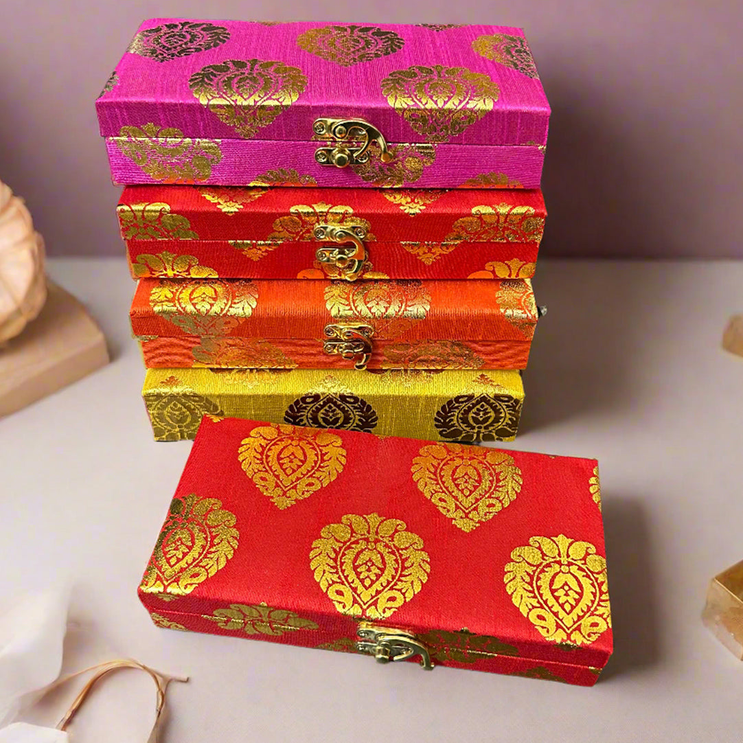 Rectangular Brocade Design Gift Box