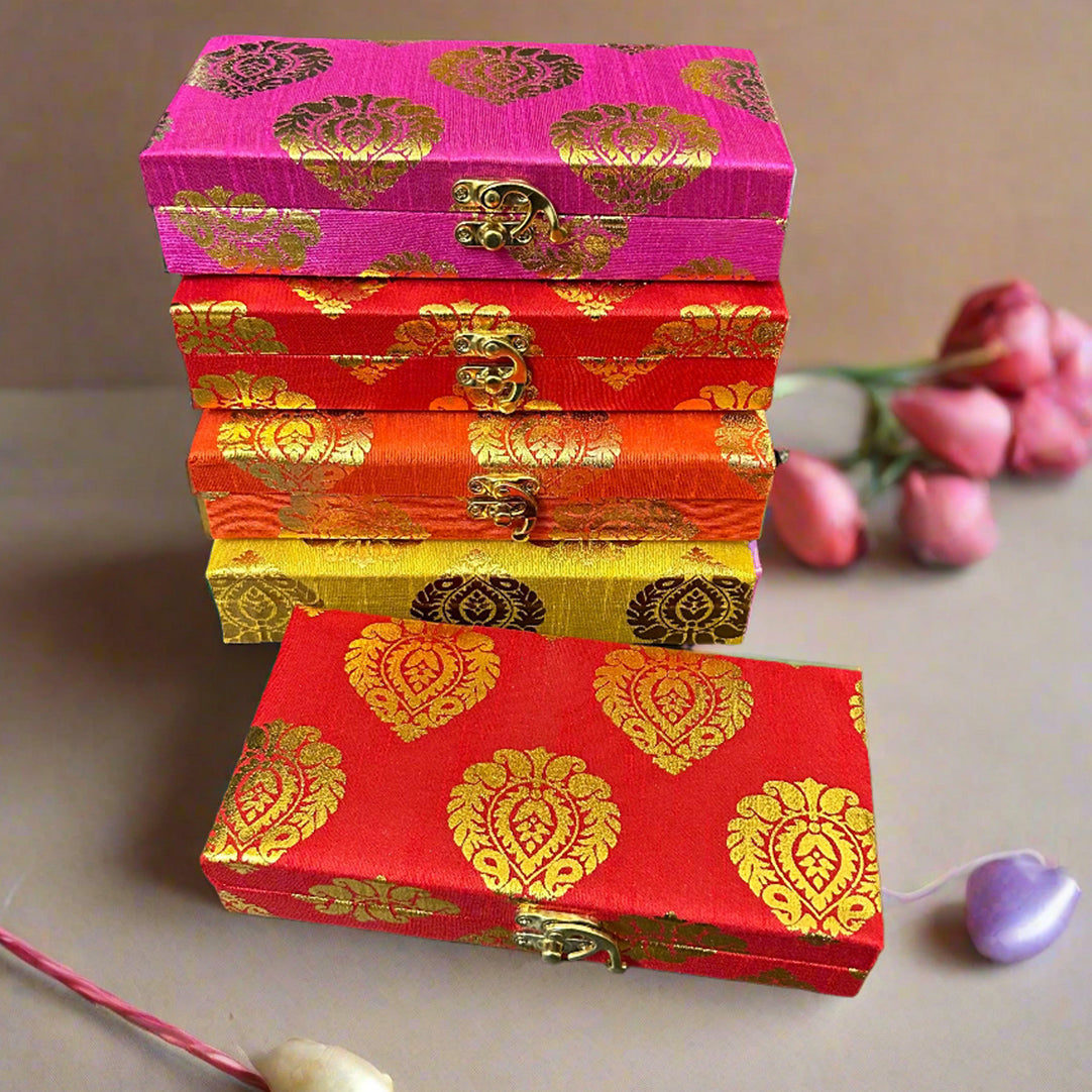 Rectangular Brocade Design Gift Box