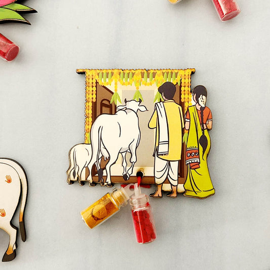 Housewarming Design With Traditional Haldi Kumkum Set | Indian Pooja Favors | Pasupu Kumkum Gift | Housewarming & Tambulam Return