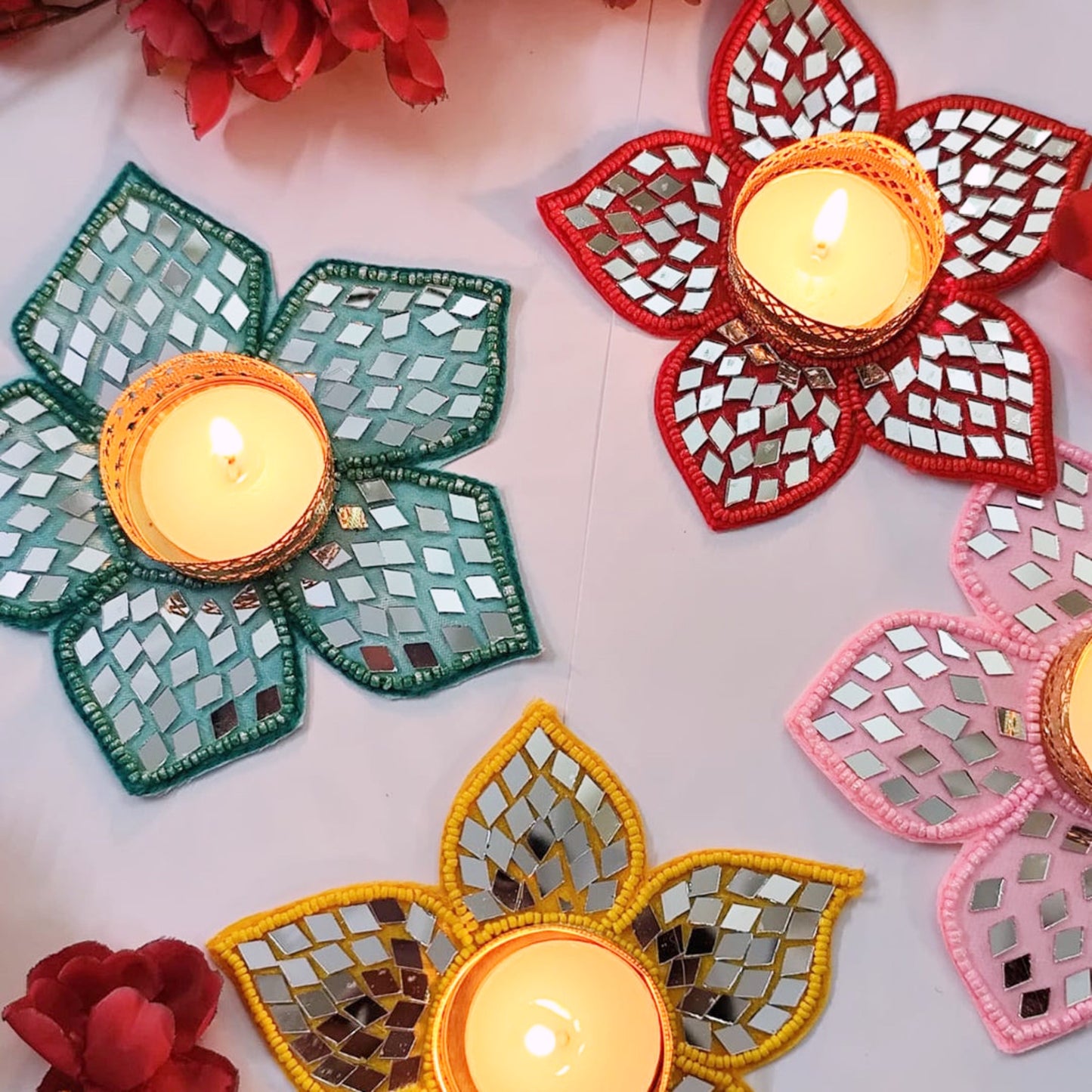 Flower Patch Diya