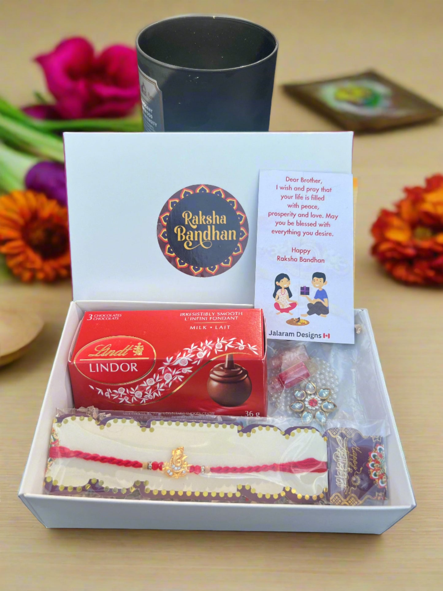 Medium Rakhi Hamper - Brother(Bhai) Rakhi