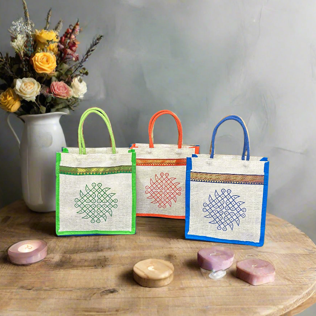 Kolam Jute Bags