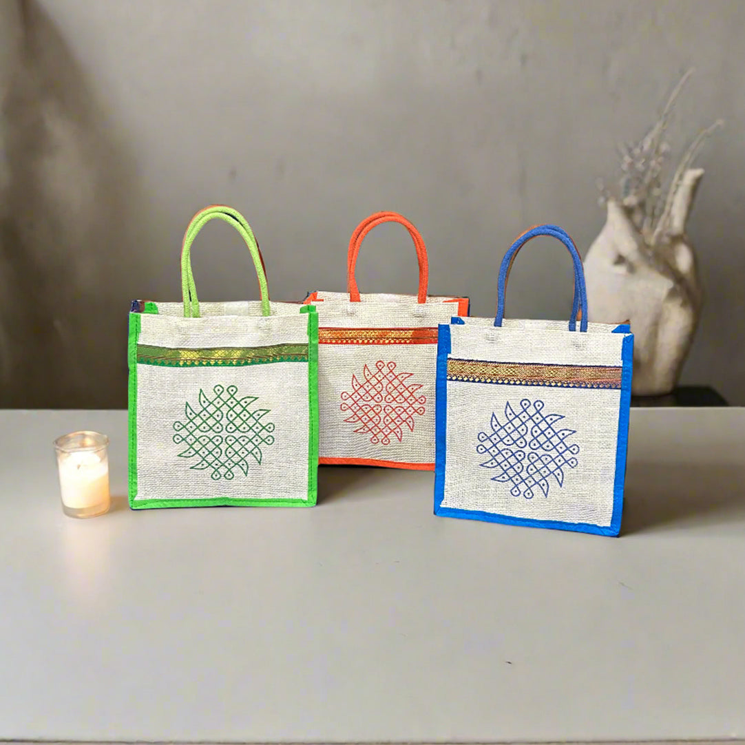 Kolam Jute Bags