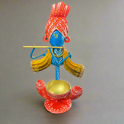 Krishna Flute T-Light Holder