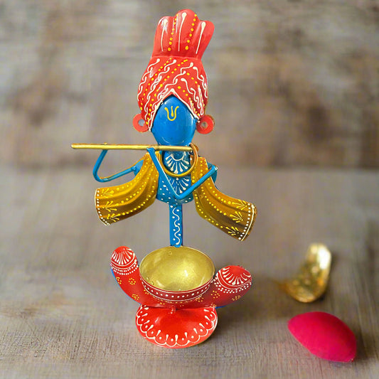 Krishna Flute T-Light Holder