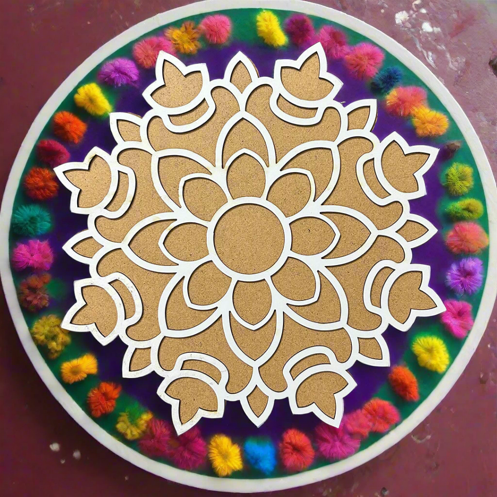 MDF Rangoli Design 1