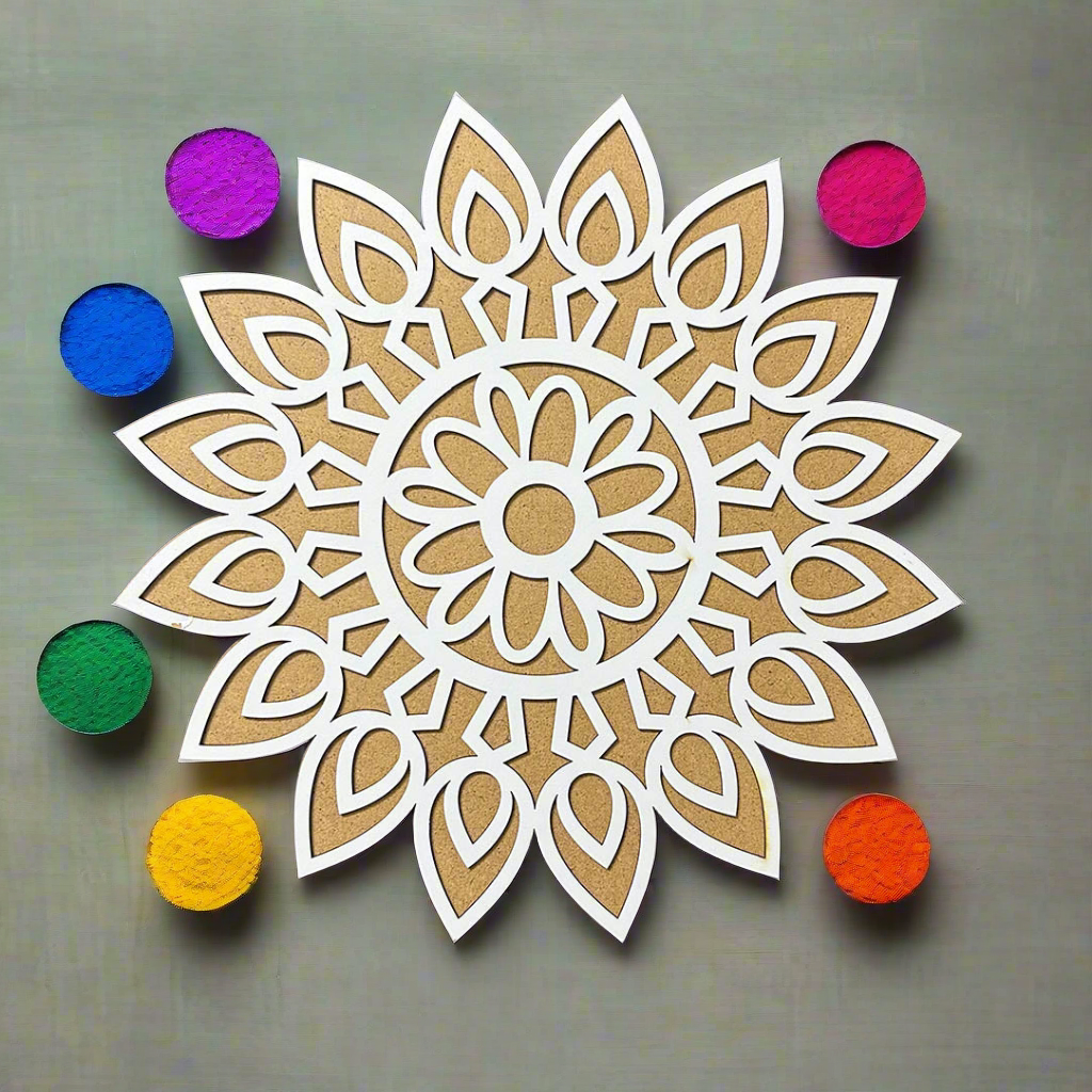 MDF Rangoli Design 2