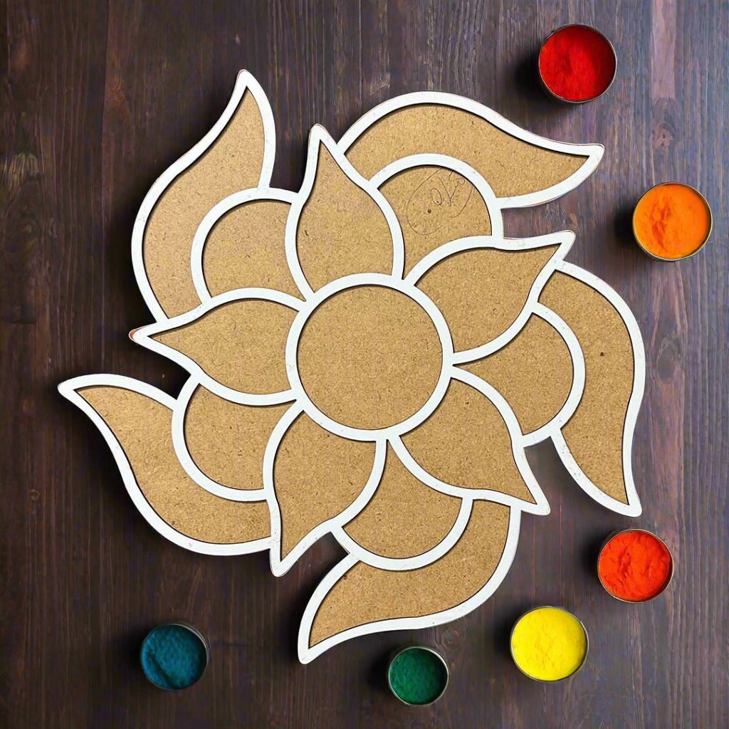 MDF Rangoli Design 3