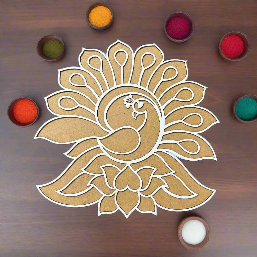 MDF Rangoli Design 6