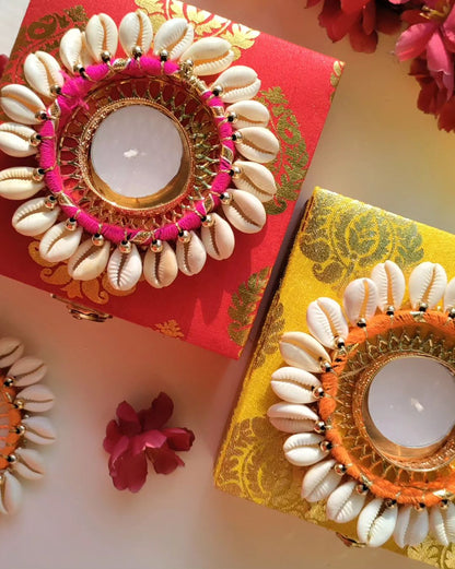 Shell Diya Gift Hamper