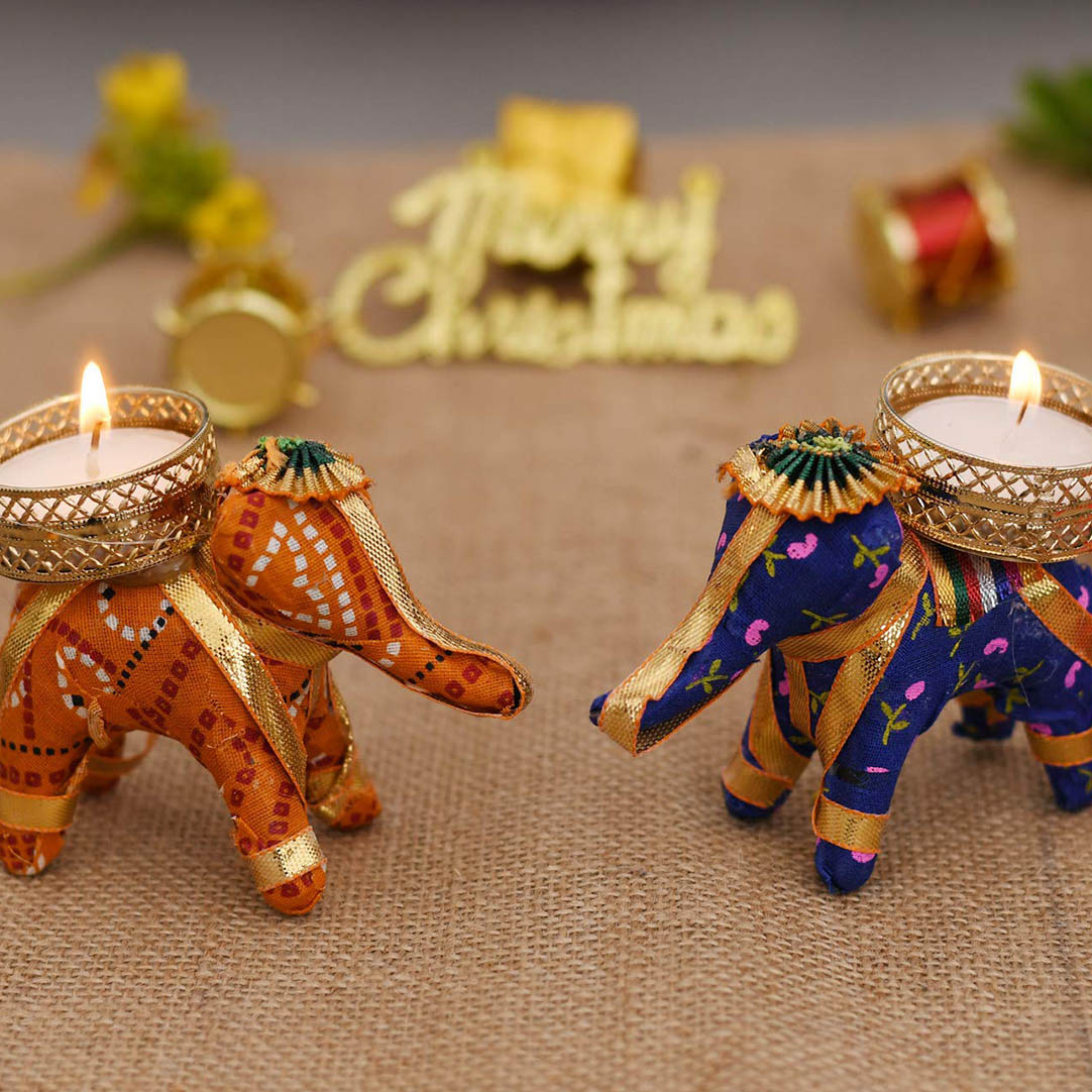 Elephant Tealight Candles Holder