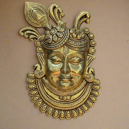 Shreenathji Brass Wall Hanging