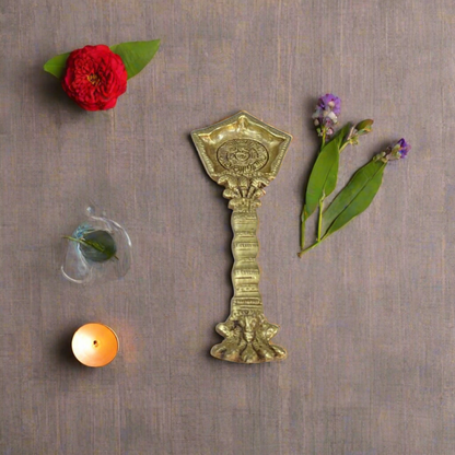 Brass Panchmukhi Nag Pooja Aarti Spoon