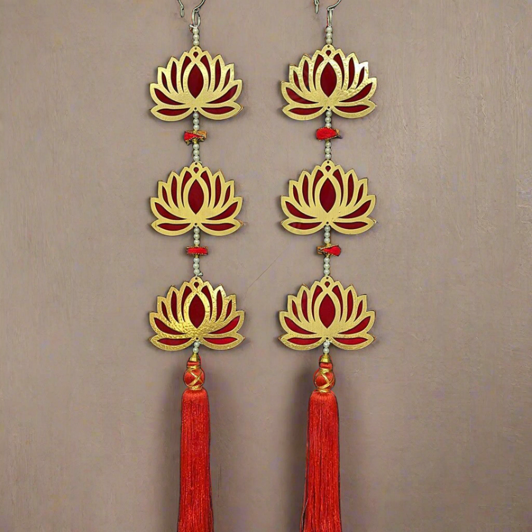 Lotus Wall Hangings (Pair)