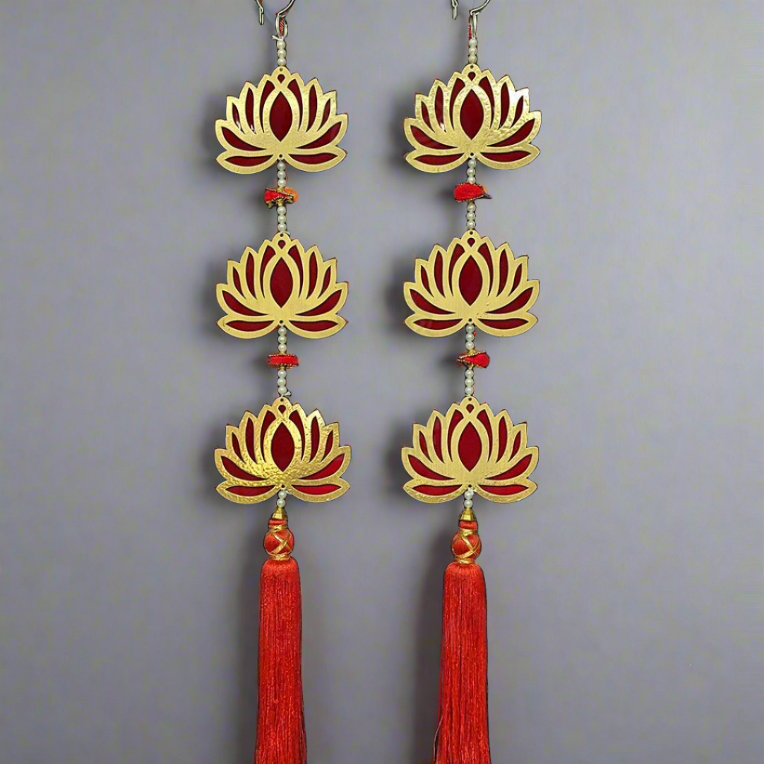 Lotus Wall Hangings (Pair)