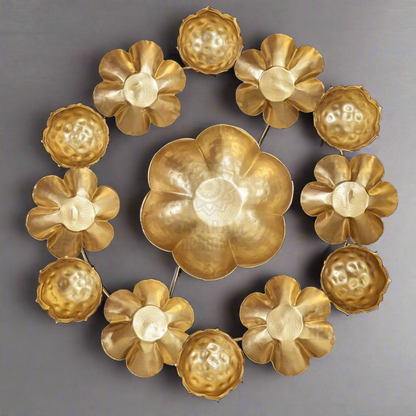 Lotus Flower tea lights urli