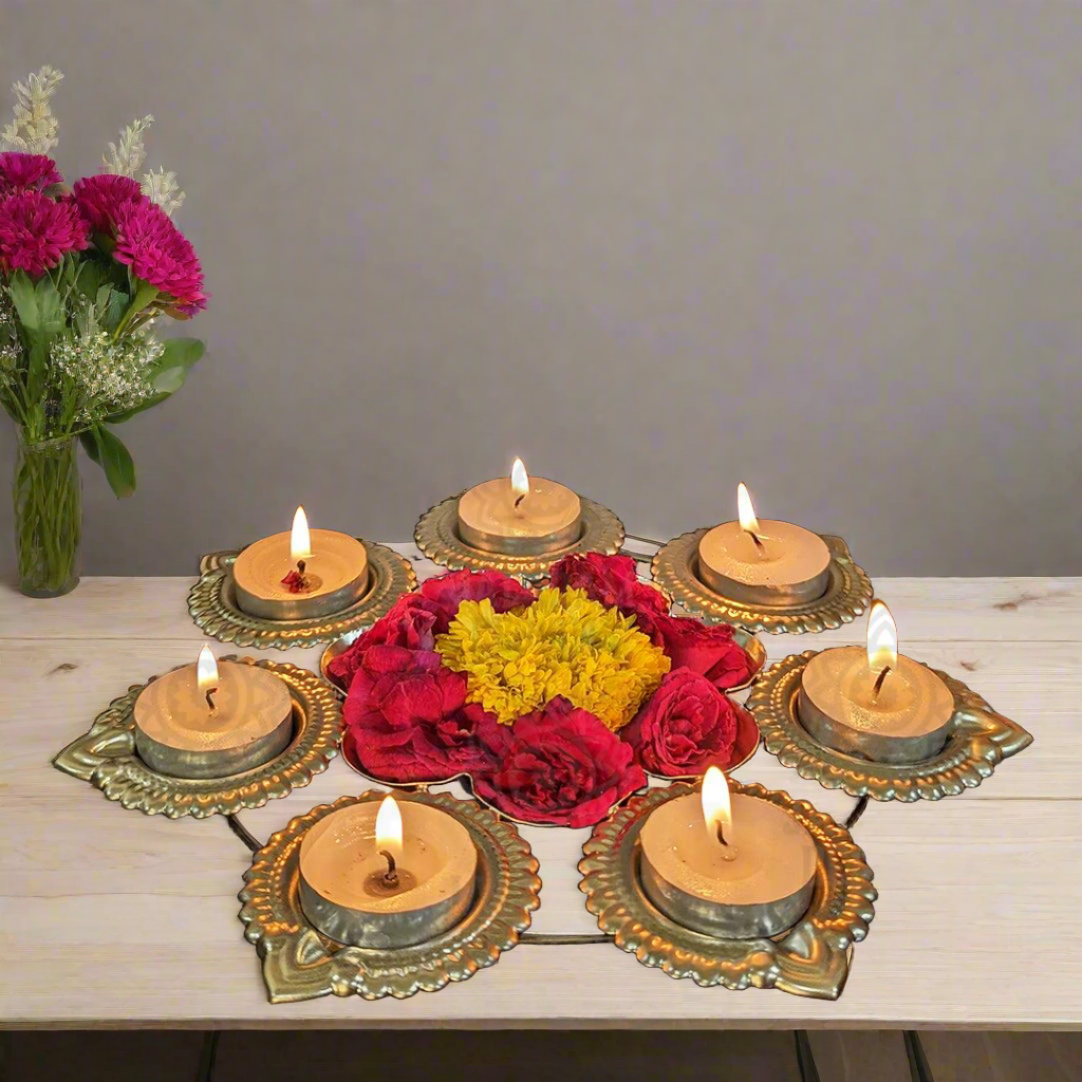 Diya Urli (small), Decorative bowls for center table, living room, office, home, pooja room, Diwali Decor, Wedding Decor