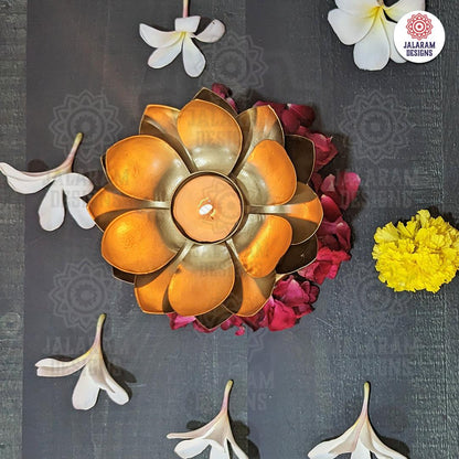 Flower Diya with Stand (Single Piece)