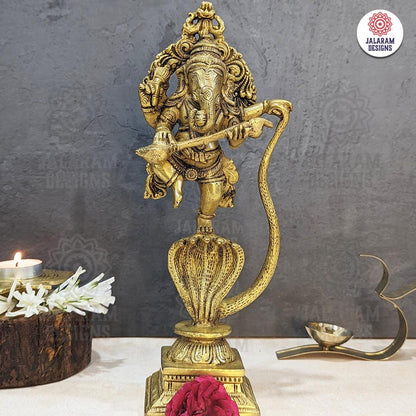 Dancing Ganesha statue