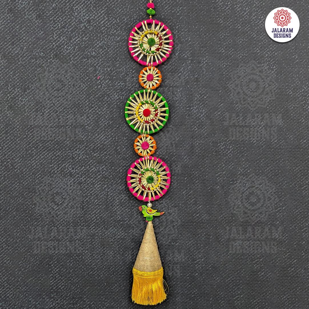 Chakra Multicolour with Parrot Wall Hanging