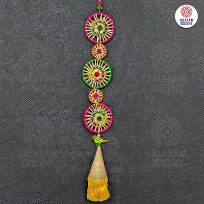 Chakra Multicolour with Parrot Wall Hanging