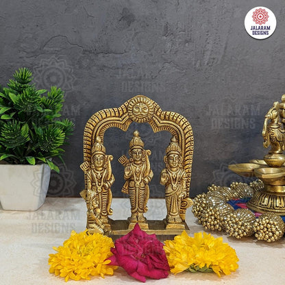 Brass Ram Darbar Statue