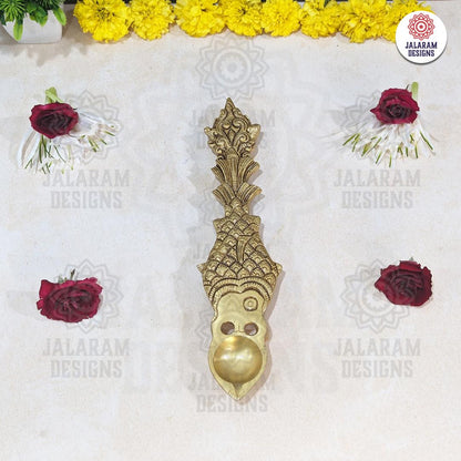 Brass Fish Design Pooja Spoon