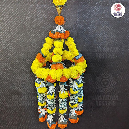 Marigold Jhoomar Decor with Strings