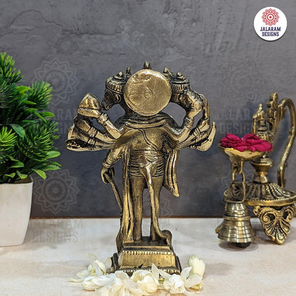 Hanuman-Panchmukhi Brass Idol