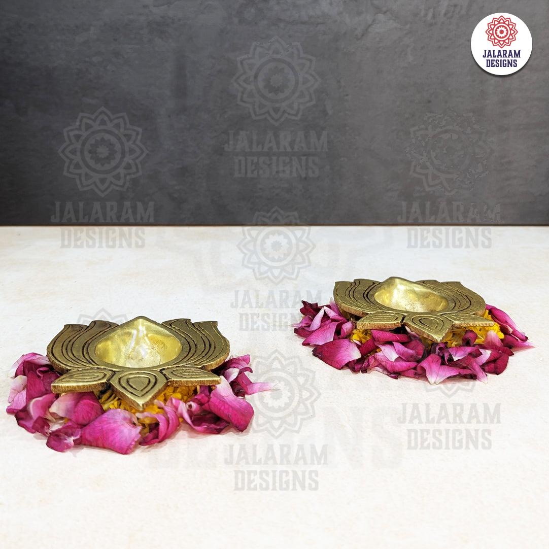 Lotus Diya (Set of 2)