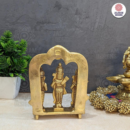 Brass Ram Darbar Statue