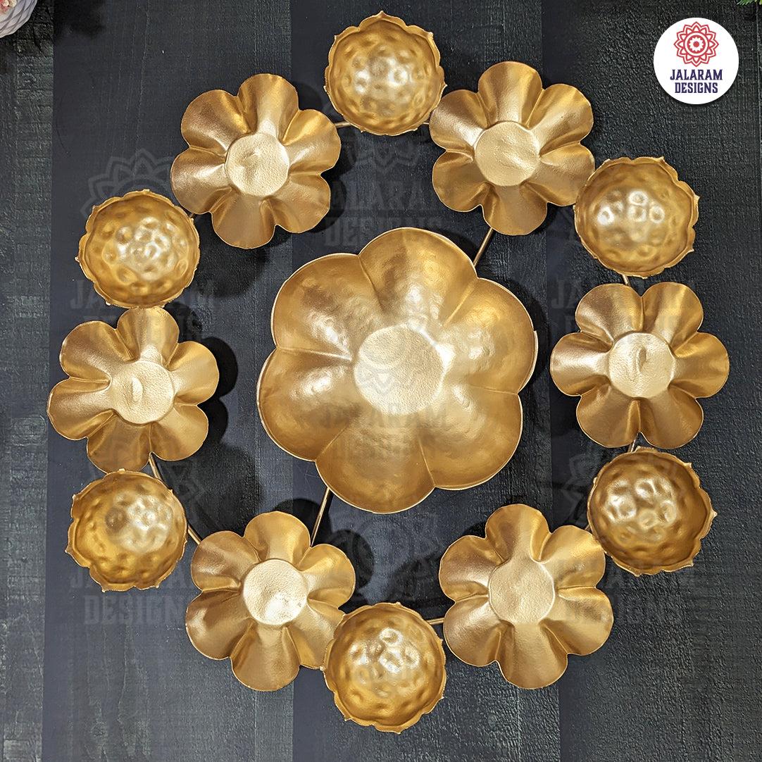 Lotus Flower tea lights urli