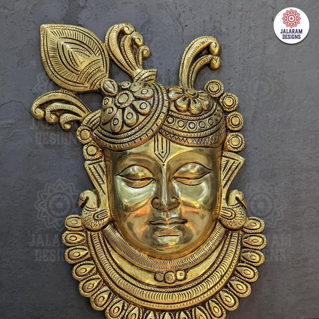 Shreenathji Brass Wall Hanging