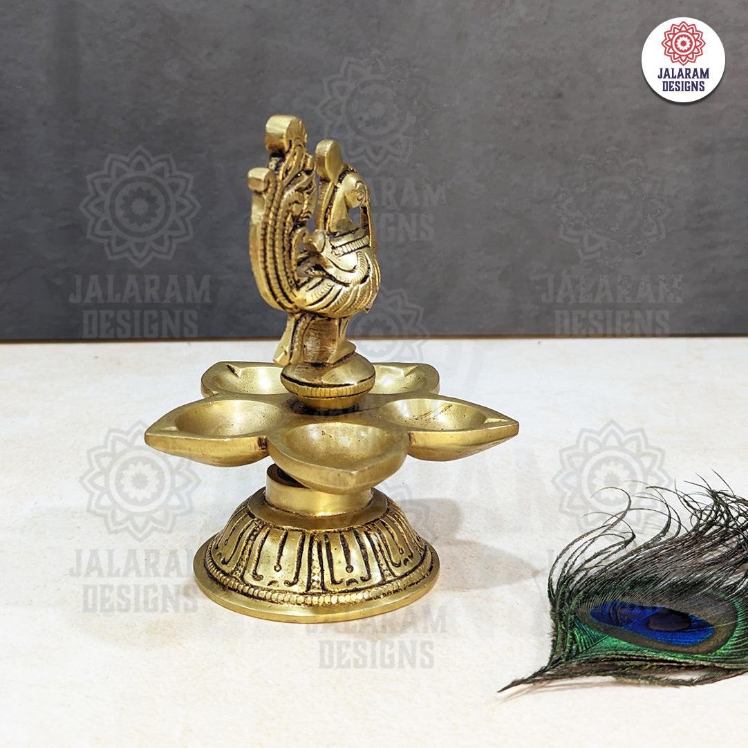 Peacock Diya