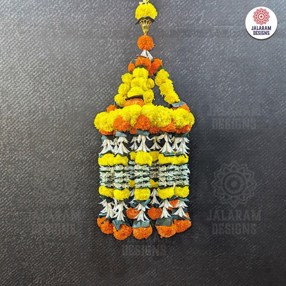 Marigold Jhoomar Decor with Strings