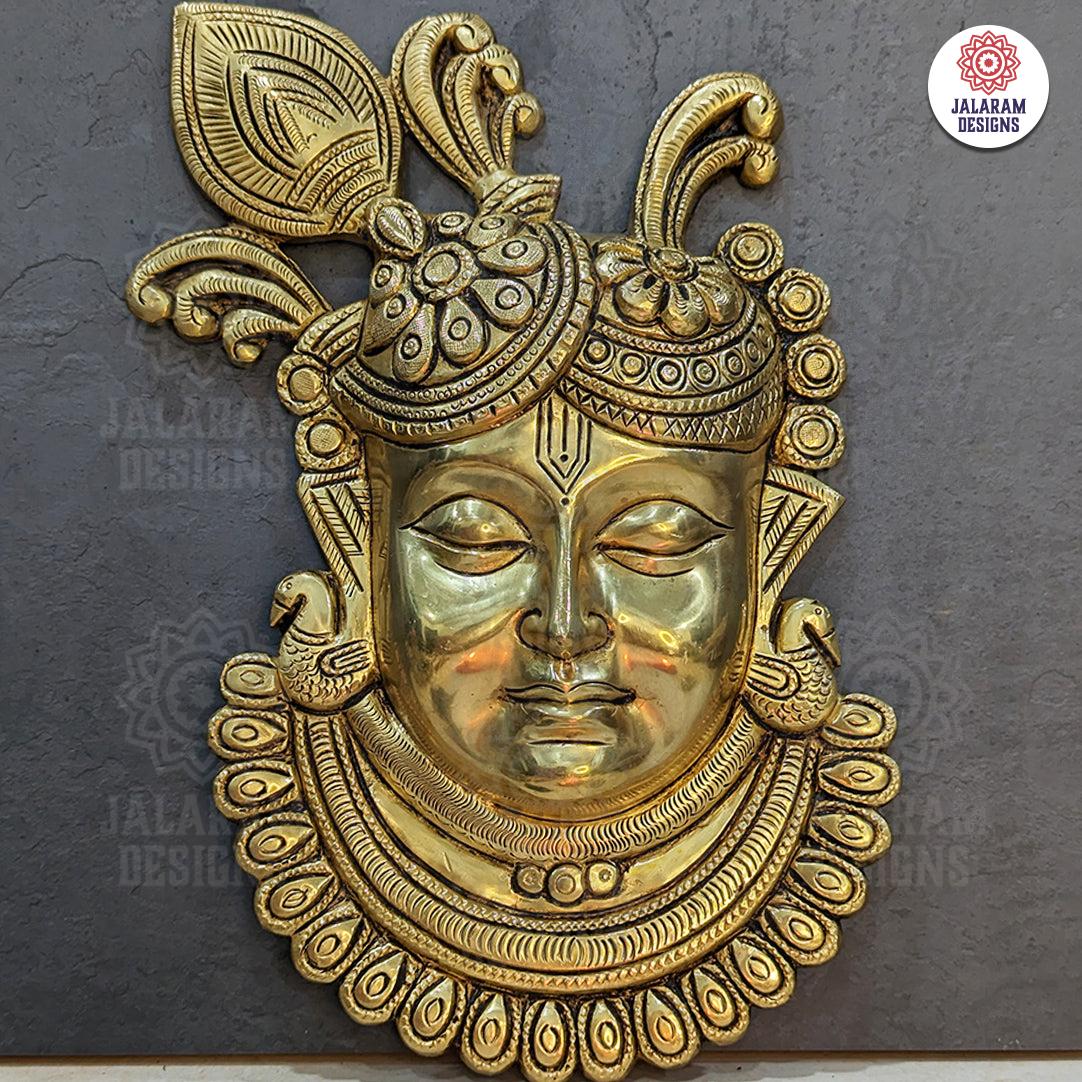 Shreenathji Brass Wall Hanging