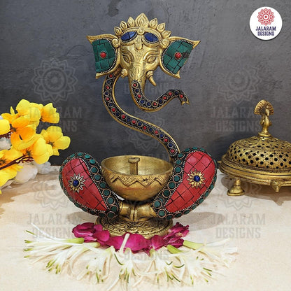 Ganesha with Diya