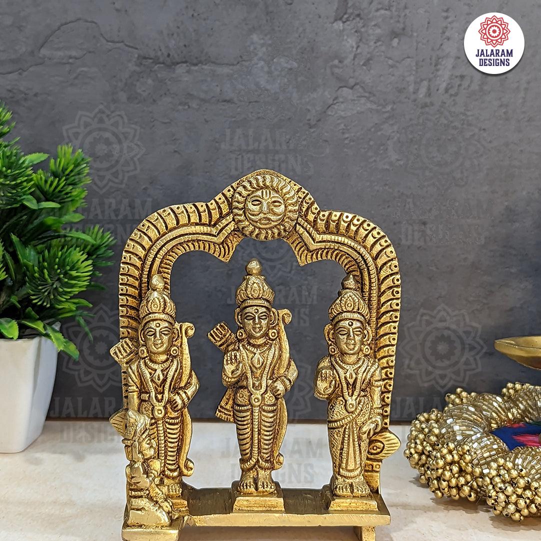 Brass Ram Darbar Statue