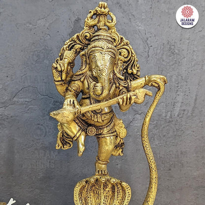 Dancing Ganesha statue