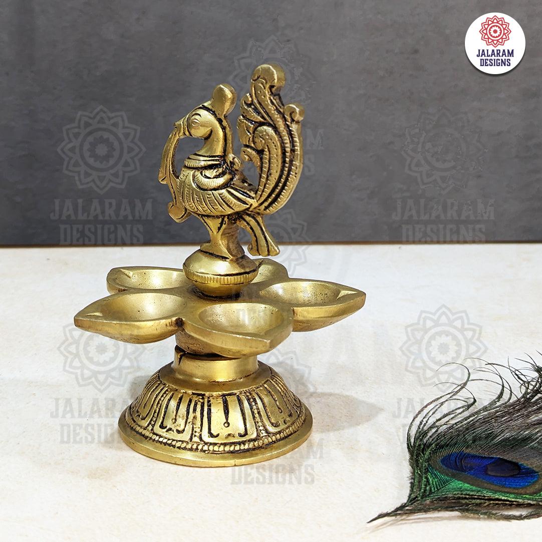 Peacock Diya